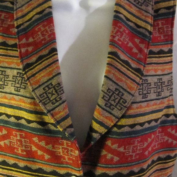 Knockabouts By Pendleton Wool Aztec Vest 8 - Picture 2 of 6